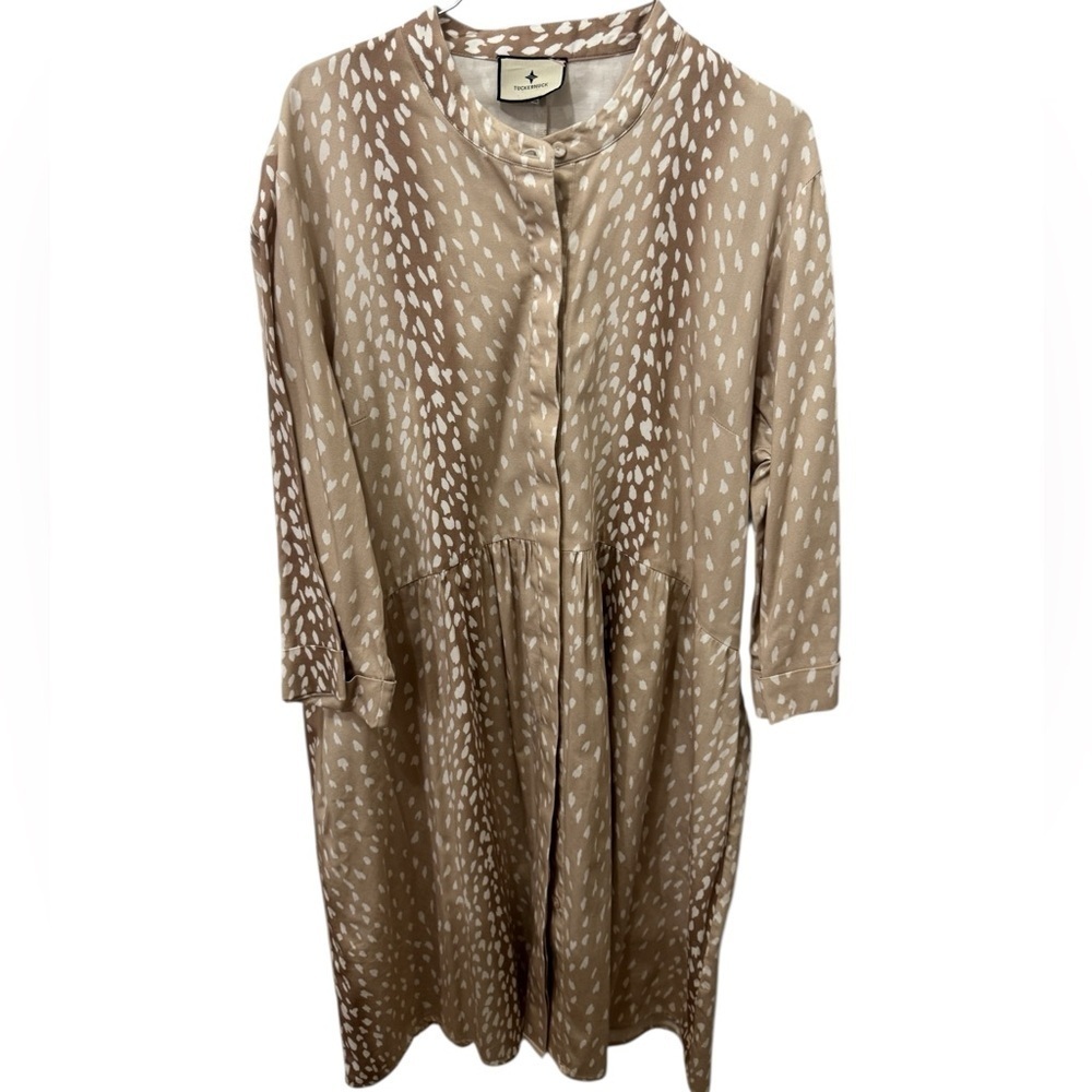Tuckernuck Antelope Royal Shirt Dress Size XL